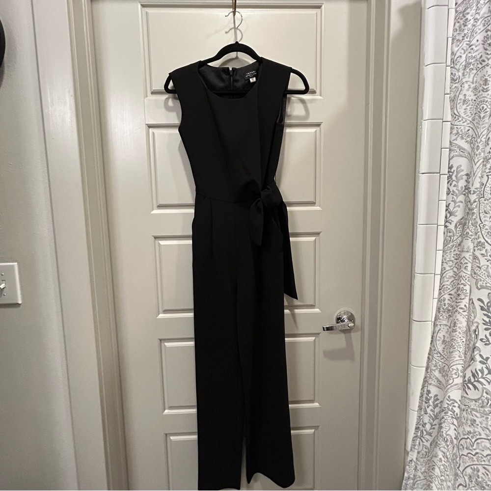 Tahari Elegant Black Jumpsuit